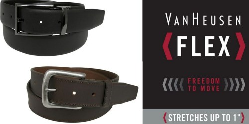 Kohl’s Cardholders: Men’s Van Heusen Flex Leather Belts Only $8.40 Shipped