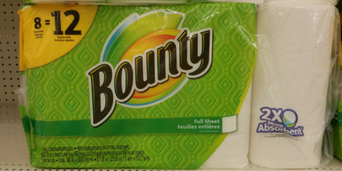 Target: Bounty GIANT Paper Towels As Low As 71¢ Per Roll (After Gift Card)