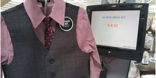 Walmart: 4-Piece Boy’s Suit Sets Only $3-$4.50 (Regularly $19.97) + More Clothing Clearance Finds