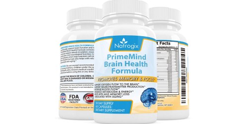 Amazon: Natrogix Prime Mind Brain Health Formula Supplement Only $10.19 Shipped (Regularly $16.99)