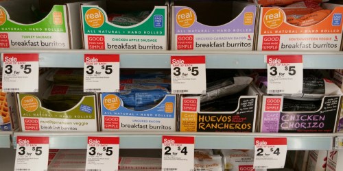 Target: Good Food Made Simple Breakfast Burritos Only 42¢ Each (After Cash Back)