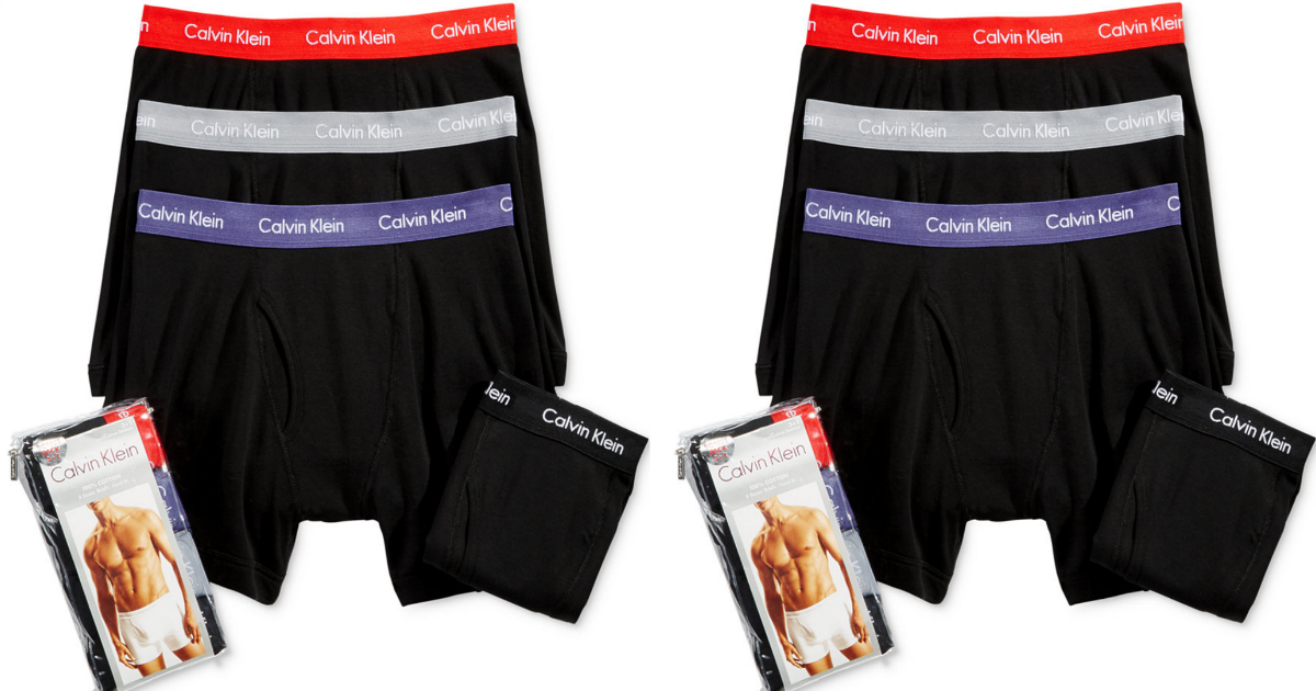 calvin klein boxers 4 pack