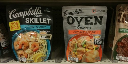 Target: Campbell’s Dinner Sauces Only 60¢ Each + Nice Deals On Campbell’s Soups
