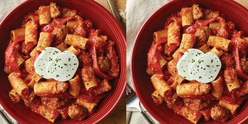 Carrabba’s: Buy Pasta Rigatoni Campagnolo Entrée & Take One Home Free (Dine-In Only)