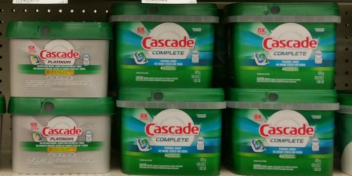 Target: Cascade Platinum Action Pacs 39-Ct Only $5.49 (After Gift Card) – Reg. $11.29