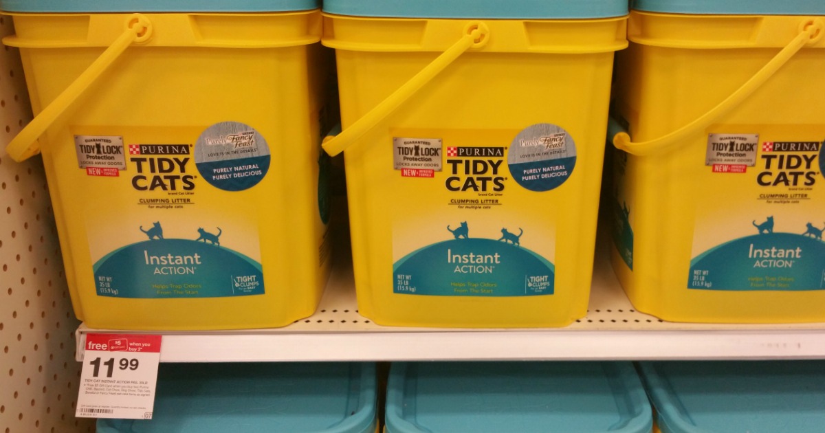 Target Purina Tidy Cats Clumping Litter 35Pound Only 6.49 (Regularly