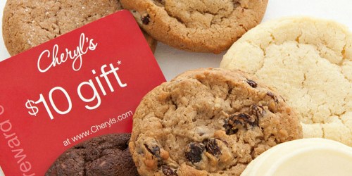 Cheryl’s 6 Cookie Sampler AND $10 Reward Card ONLY $6.99 Shipped