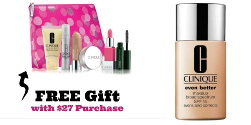 Nordstrom.com: FREE 7-Piece Clinique Gift ($70 Value) w/ $27 Clinique Purchase + Free Samples