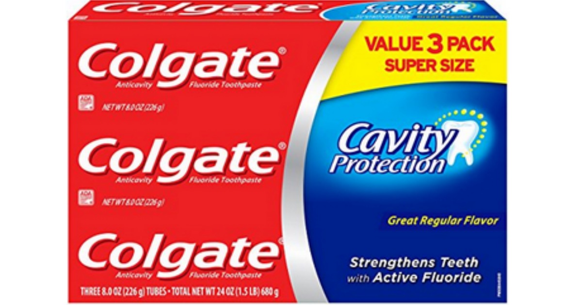 Amazon 3 Colgate Cavity Protection Toothpaste Tubes 3.72 Shipped