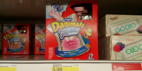 Target Shoppers! OVER 30% Off Danimals Squeezables & Smoothie Yogurt Drinks