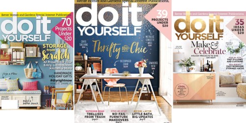 Enjoy DIY Projects? Score a One Year Subscription to Do It Yourself Magazine for ONLY $9.99 Shipped