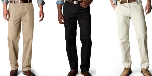 Macy’s.com: Men’s Dockers Signature Khaki Pants Only $13.99 (Regularly $58)