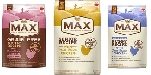 Amazon: Nutro MAX Dog Food BIG 25-Pound Bags Starting at $23.96 Shipped