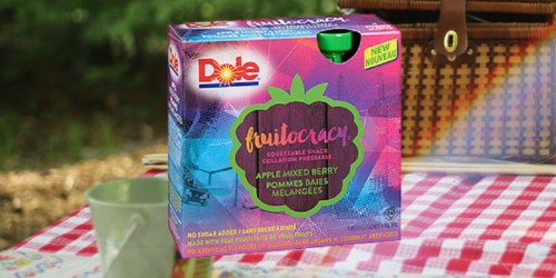 Amazon: 32 Dole Fruitocracy Apple Mixed Berry Pouches Only $13.44 Shipped (42¢ Per Pouch)