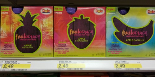 Target: Dole Fruitocracy Food Pouches 4-Pack Only 39¢ + More