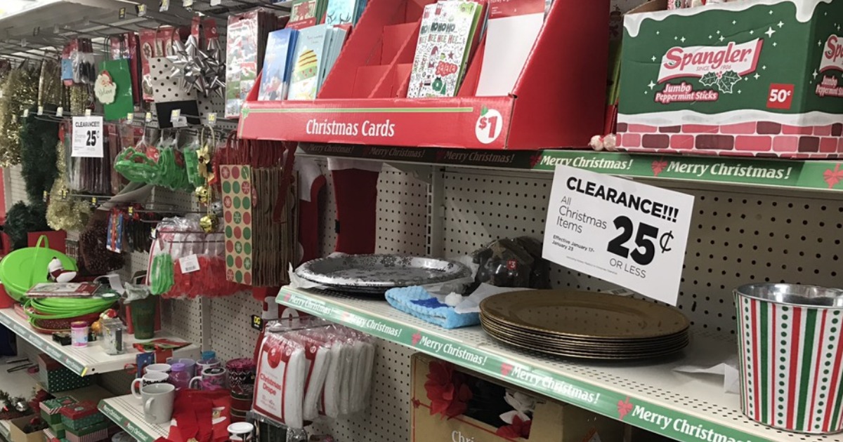Dollar General Shoppers! Christmas Clearance Items Now ONLY 25¢ Each...