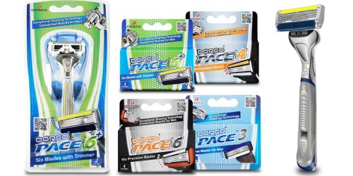 Dorco Pace Razor Trial Pack Just $17.50 Shipped (Includes Razor Handle AND 18 Cartridges)