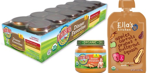 Amazon Prime: Earth’s Best Organic Baby Food As Low As 53¢ Each Shipped