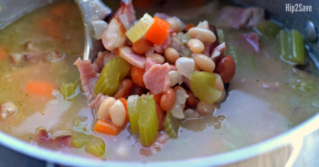 easy-ham-bean-soup