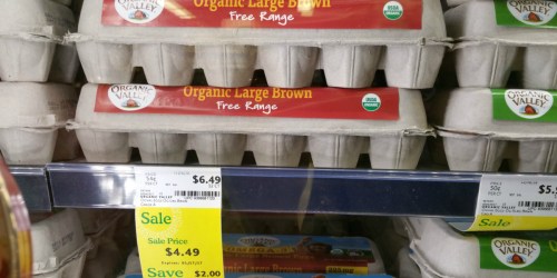 Whole Foods: Organic Valley 12ct Organic Large Brown Free Range Eggs $1.24 After Ibotta + More