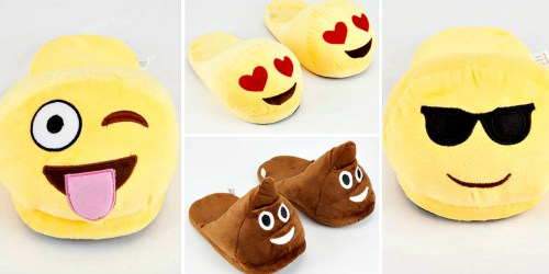 *HOT* Emoji Slippers Only $5.49 Shipped (+ Huge Savings on Backpacks, Nike Shoes, Boots & More)
