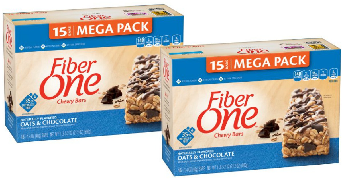 Amazon 30 Fiber One Oats & Chocolate Bars Just 11.40 Shipped (Only 38