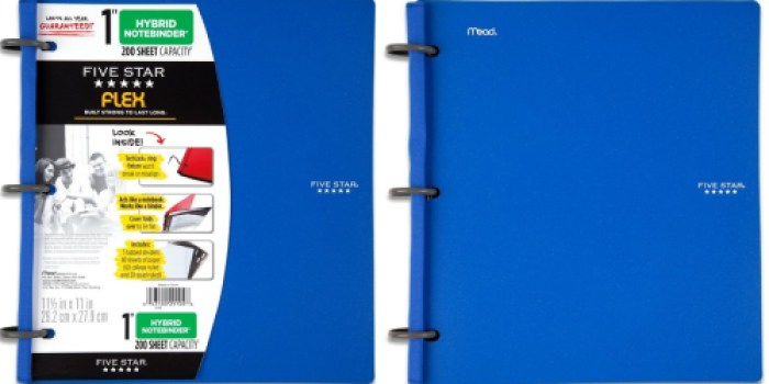Amazon: Five Star Flex Blue NoteBinder Only $8.63 (Acts Like a Notebook & Works Like a Binder)