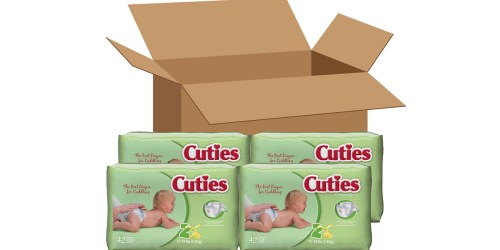Amazon Prime: Four Packs of Cuties Size 2 Diapers Only $10.18 Shipped – Just $2.55 Per Pack