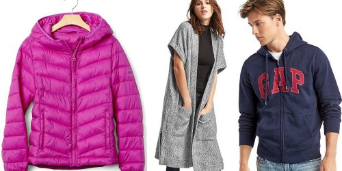 GAP.com: Extra 40% Off Entire Purchase = Girl’s Puffer Jacket Just $23.99 (Reg. $78) + More