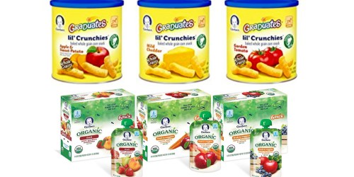 Amazon Prime: Gerber Lil’ Crunchies $1.03 Each Shipped When You Buy 6 + More Gerber Deals
