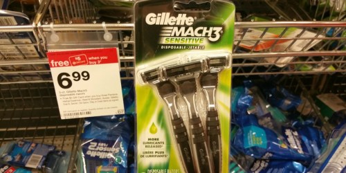 *NEW* Gillette & Venus Razor Coupons = Mach3 Disposable Razor 3 Pack Only $2.33 (After Gift Card)