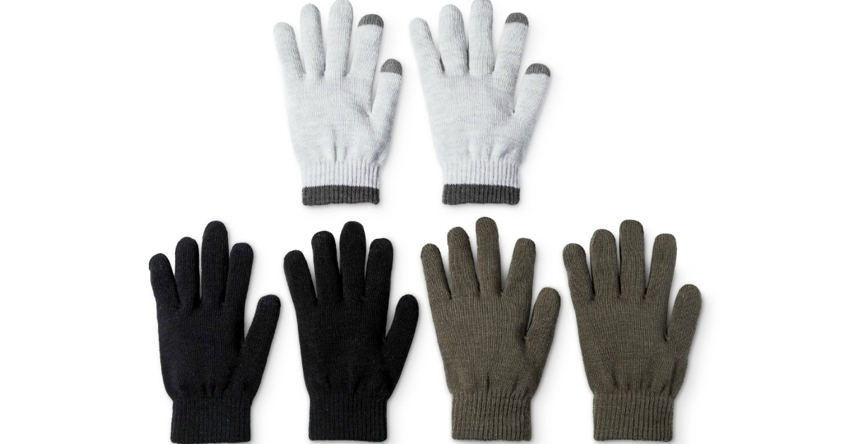 Target Women's Mossimo Supply Co. Tech Touch Gloves Only 2.10 Per Pair