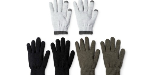 Target: Women’s Mossimo Supply Co. Tech Touch Gloves Only $2.10 Per Pair