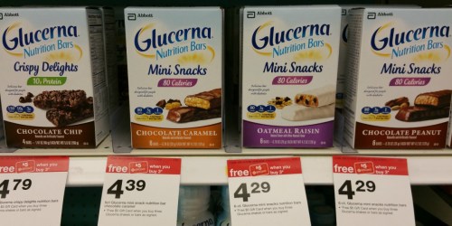 Target: Glucerna Nutrition 6-Count Bars Only $1.62 (After Gift Card)