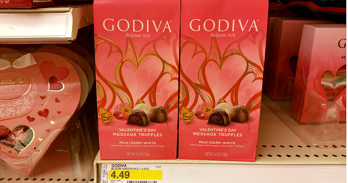 godiva valentine's day bear