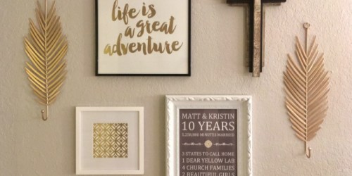 Happy Friday: Decorating on the Cheap w/ Gold Foil