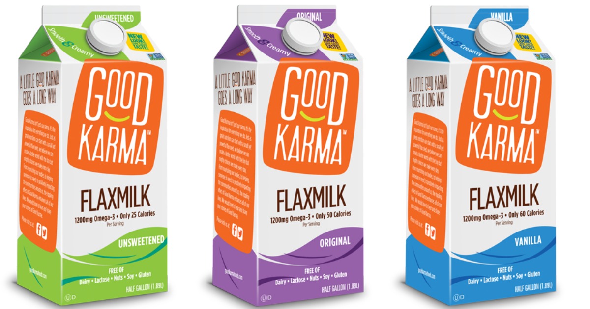 Target Good Karma Flax Milk 64oz Only 9¢ • Hip2Save