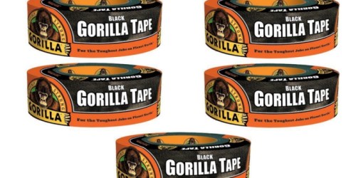 Amazon: FIVE Pack of Gorilla Tape Rolls Only $19.28 Shipped (Just $3.86 Each!)