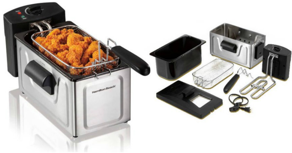 Hamilton Beach Deep Fryer with 12-Cup Oil Capacity & 8-Cup Food Capacity