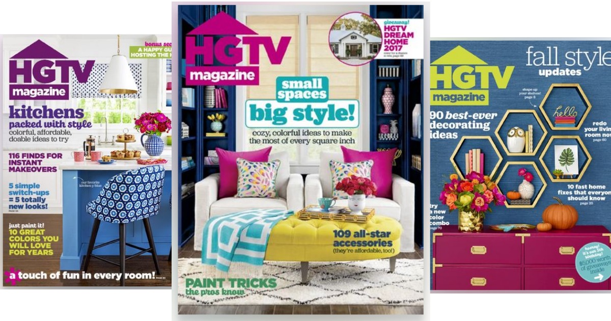 HGTV Magazine Subscription As Low As $5 Shipped Per Year (Just 50¢ Per ...