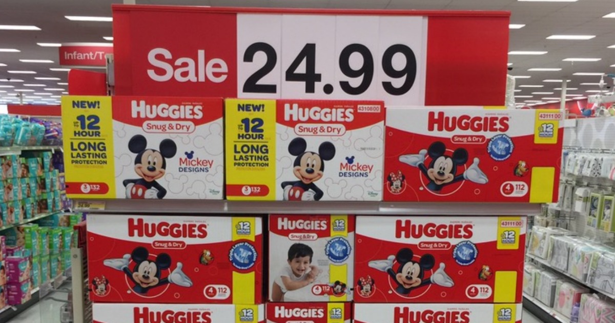 Target: Huggies Diaper Super Packs Only $13.99 Each After Gift Cards ...