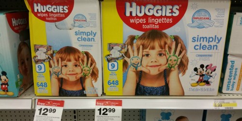 Target: Huggies Wipes 648-Count Box as Low as $7.69 After Gift Card (Regularly $12.99)