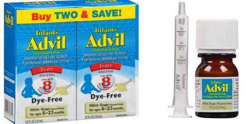 Amazon: TWO Infants’ Advil Ibuprofen Dye-Free Concentrated Drops Only $6.05 Shipped