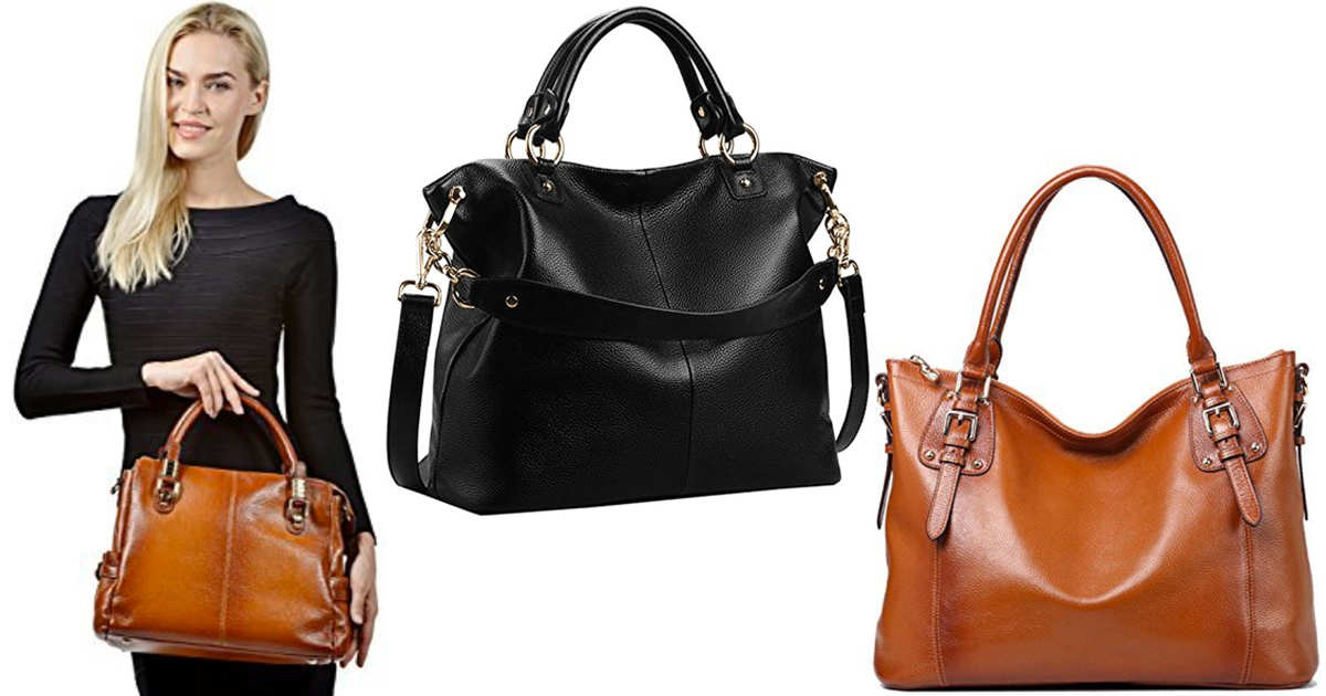 Amazon: Kattee Soft Leather Tote Bag Only $47.19 Shipped (Reg