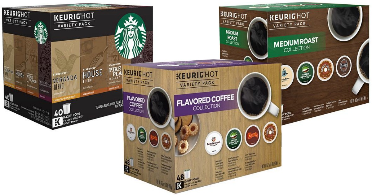Kohl's TWO Keurig KCup 40 to 48 Count Packs Only 20 (as Low as 21