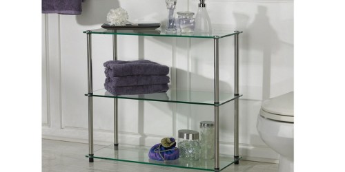 Kmart: 3-Shelf Glass Bookcase Only $6.45 After Shop Your Way Points (Regularly $79.99)