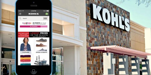 Kohl’s Yes2You Members: Possible Free $10 Reward w/ First Time App Download & Purchase