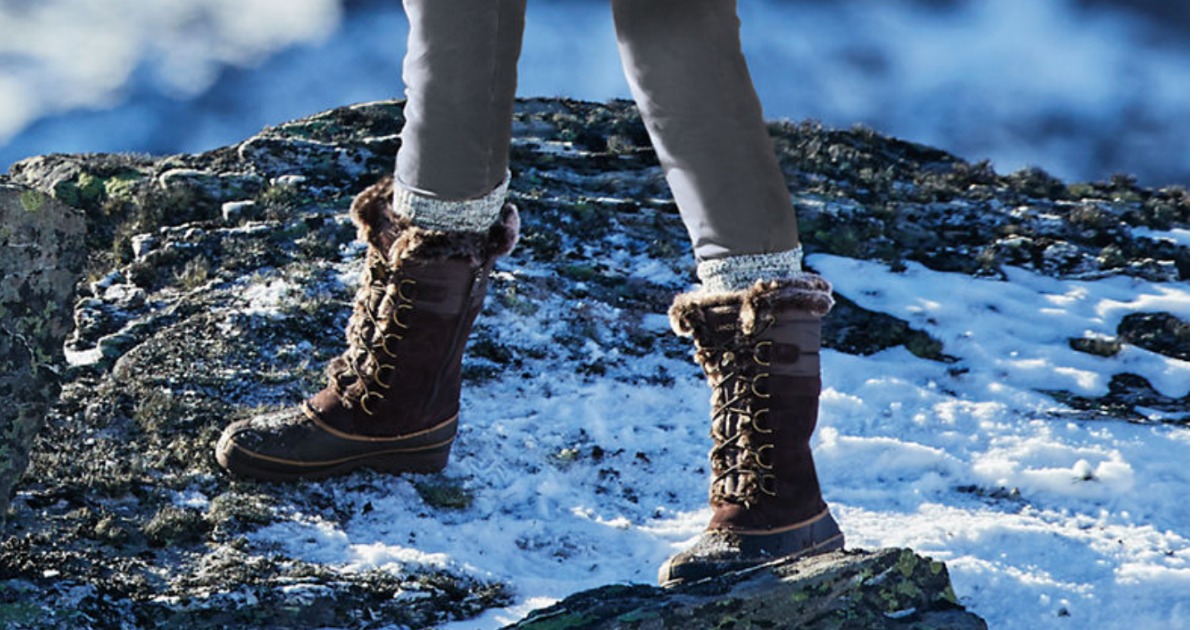lands end snow sneakers