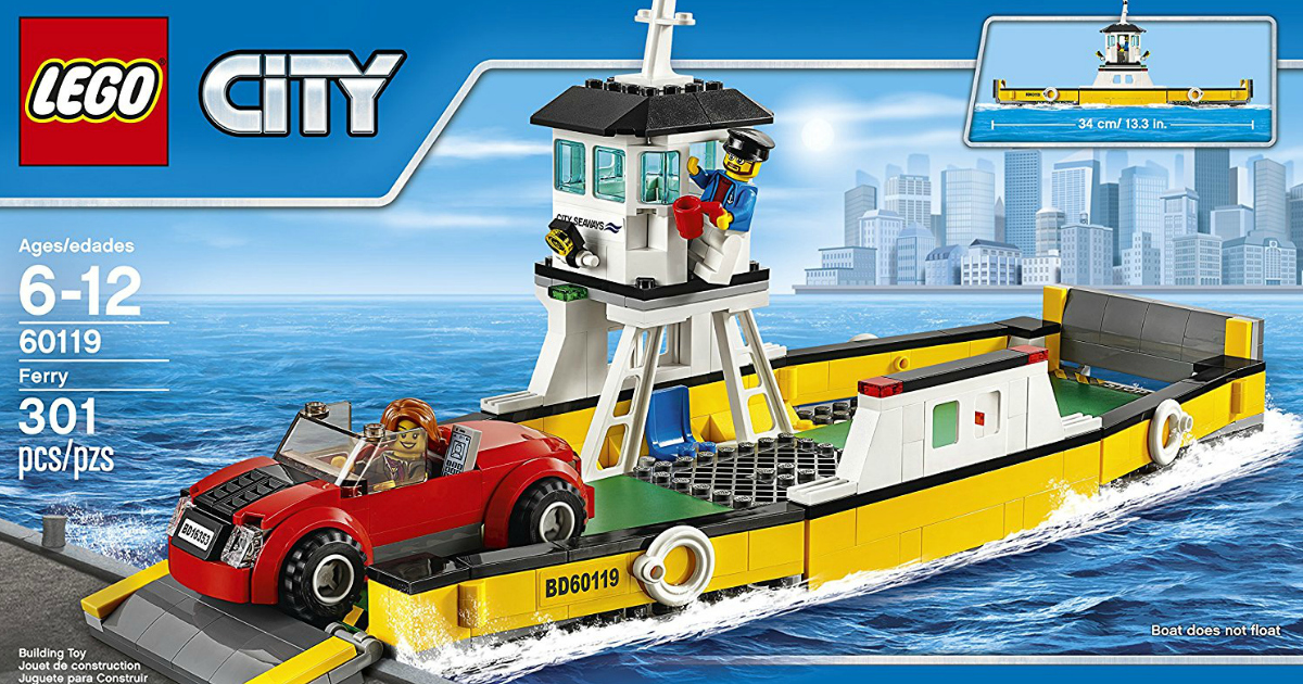 Overskyet Enig med træ LEGO City Ferry Set Just $17.99 (Regularly $29.99)