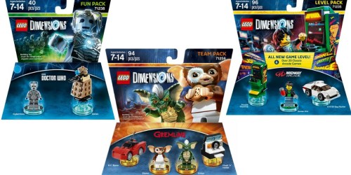 Best Buy: LEGO Dimensions Fun Packs Only $5.99, Team Packs $12.49 & More